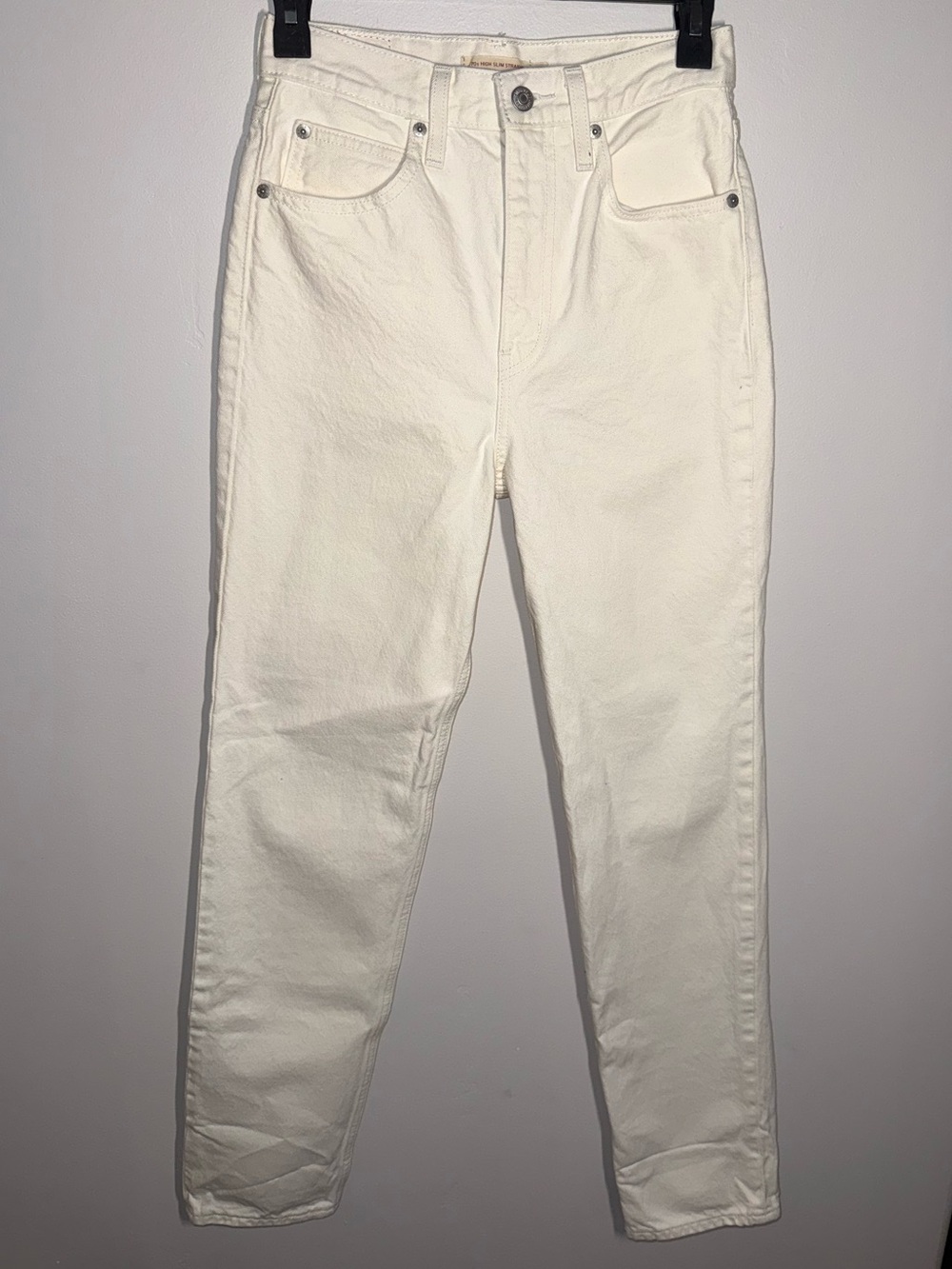 Levi’s 70s High Slim Straight White/Cream Jeans